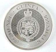 2021 St.Helena The East India Company 1.25 Pounds  Guinea 1.25 oz .999 Fine Silver Coin