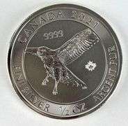 2021 Canada $2 Red-Tail Hawk 1/2 oz .999 Silver Coin
