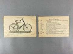 1893 Indiana Bicycle Co. Catalog