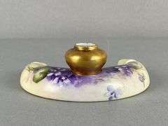 Princess Louise Floral Porcelain Inkwell