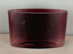 Blenko Amethyst Art Glass Vase