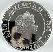 2022 NIUE $5 The Mayflower 2 oz .999 Fine Silver Round