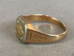 10k Gold 1920 Class Ring