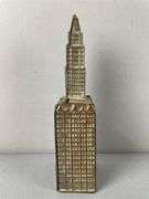 Antique Cast Iron Woolworth Building Bank