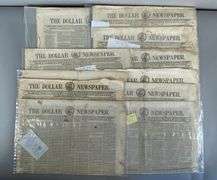 Group of 1849 Philadelphia The Dollar Newspapers