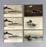 Postcards - 6 HTL Ships