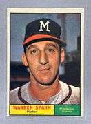 1961 Topps Warren Spahn #200