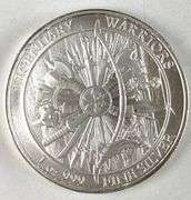 Eric Bloodaxe Legendary Warriors 1oz .999 Fine Silver Round