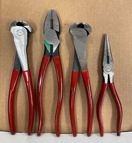 Mathrew Plier Group of Proto Assorted Pliers - Matthew Bullock Auctioneers