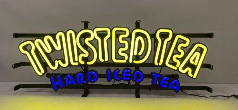 Twisted Tea Light-Up Advertising Sign - Matthew Bullock Auctioneers