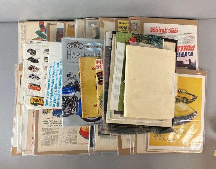 Large Group of Automobile Ephemera and More - Matthew Bullock Auctioneers