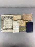 Group of 8 Assorted Ephemera Items - Matthew Bullock Auctioneers
