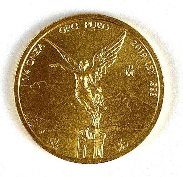 RARE 2019 Mexico Libertad 1/4 oz Gold Coin