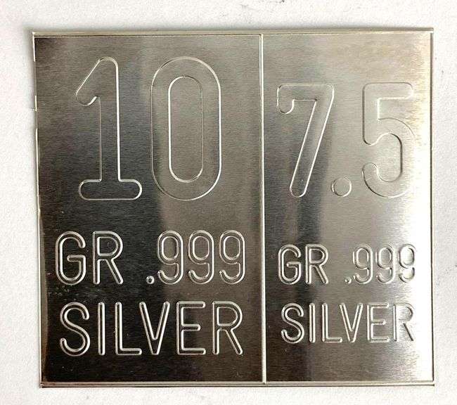 17.5 Grain .999 Silver Ingot/Bar