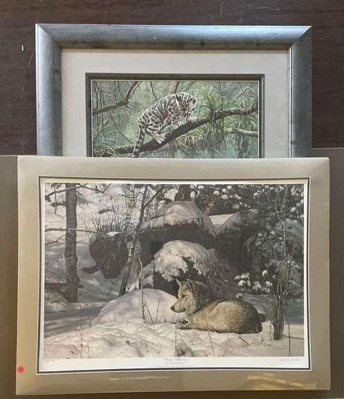 Group of 2 Limited Edition Animal Prints - Matthew Bullock Auctioneers