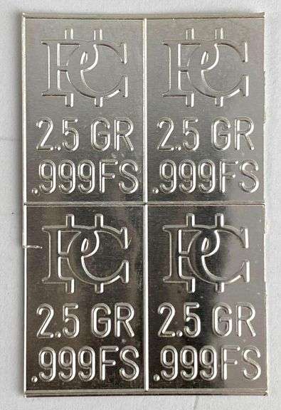 10 Grain .999 Silver Ingot/Bar