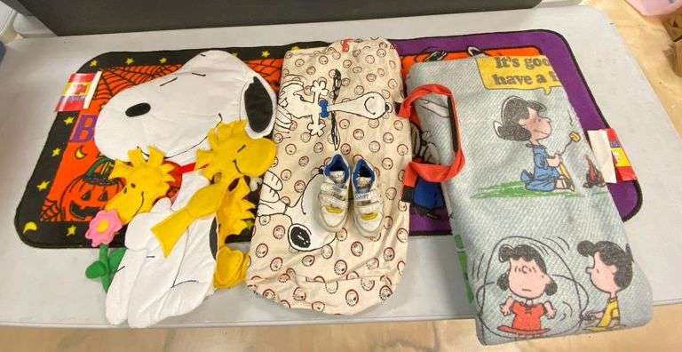 Group of Assorted Peanuts Snoopy floor mats and More - Matthew Bullock ...