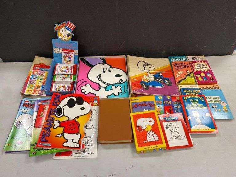 Group of Assorted Peanuts Snoopy Books and More - Matthew Bullock ...