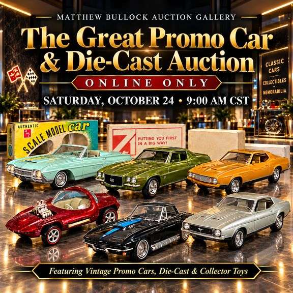 The Great Promo Car & Die-Cast Auction