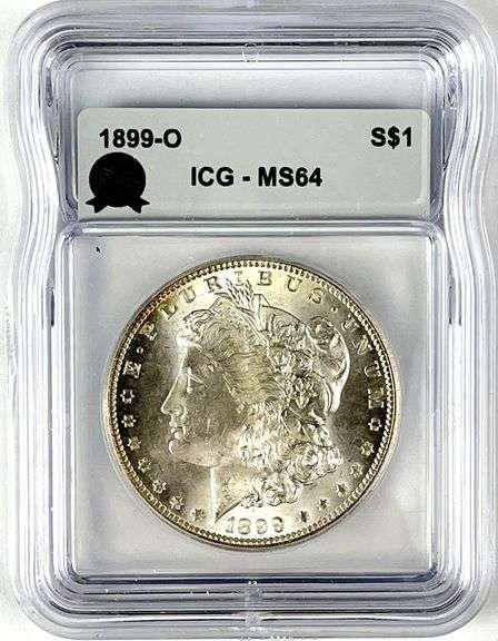 1899 O USMorgan Silver Dollar ICG MS64