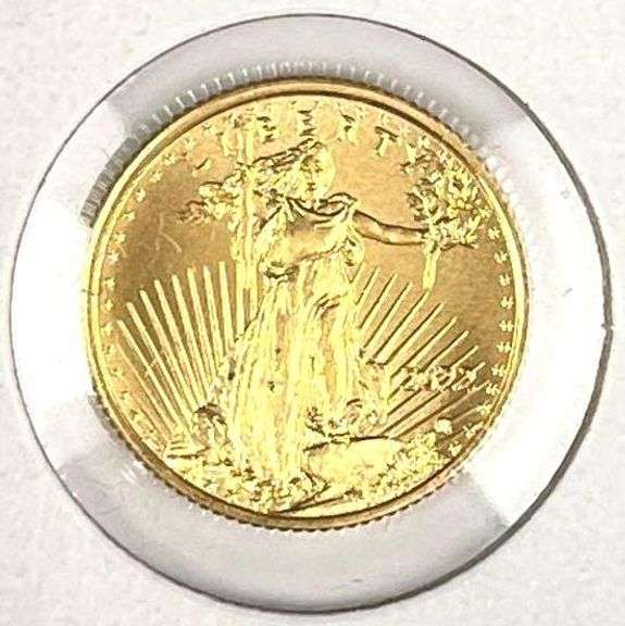 2022 US $5 American Good Eagle 1/10 oz Fine Gold Coin
