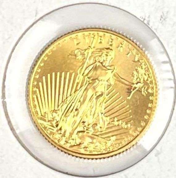 2010 US $5 American Good Eagle 1/10 oz Fine Gold Coin