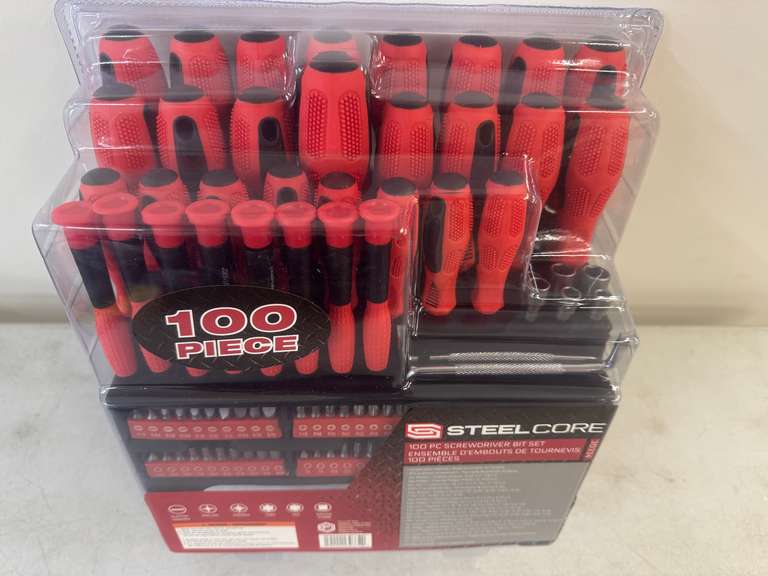 Unused 100 Pc Screwdriver Bit Set