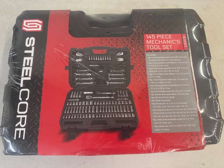 Unused 145 Pc Mechanics Tool Set