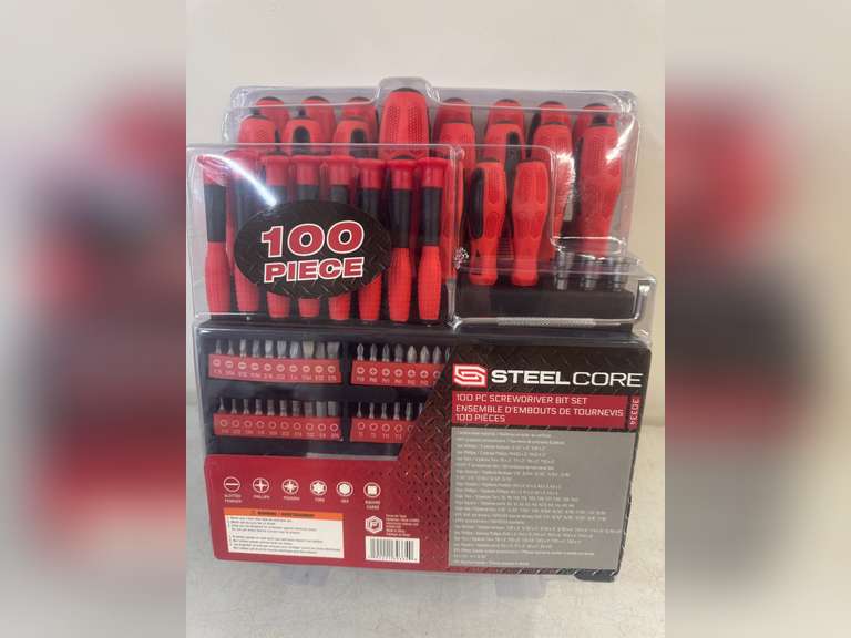 Unused 100 Pc Screwdriver Bit Set