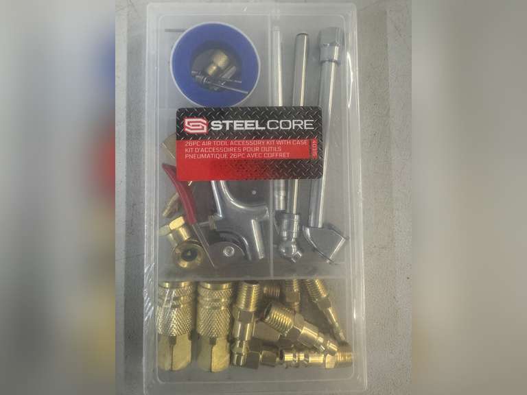 Unused 26 Pc Air Tool Accessories Kit