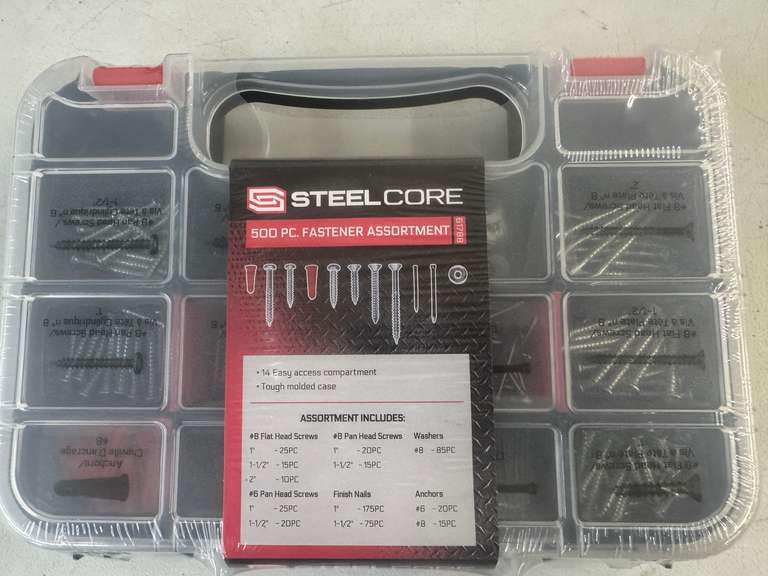 Unused 500 Pc Fastener Assortment