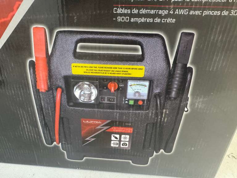 Unused Ultra Performance 4-1 Jump Starter