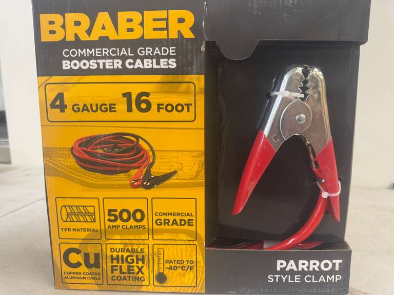 Unused Booster Cables 4 Guage 16 Feet