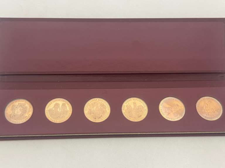 (6) Men in Space Solid Bronze Proof Set
