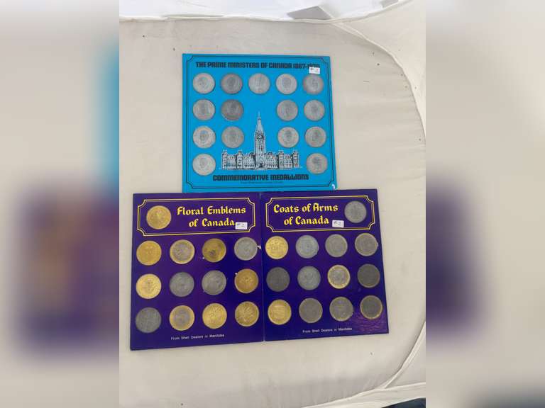 (3)  Cdn Medallion Sets