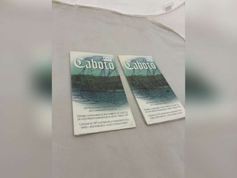(2) 1997 Cdn Caboto Sterling $.10 Coins