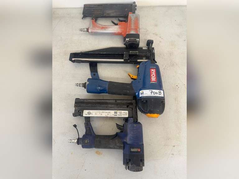 (3) Air Nailer Staplers
