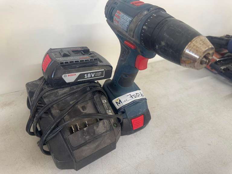 Bosch Driver, Battery, Charger -18V