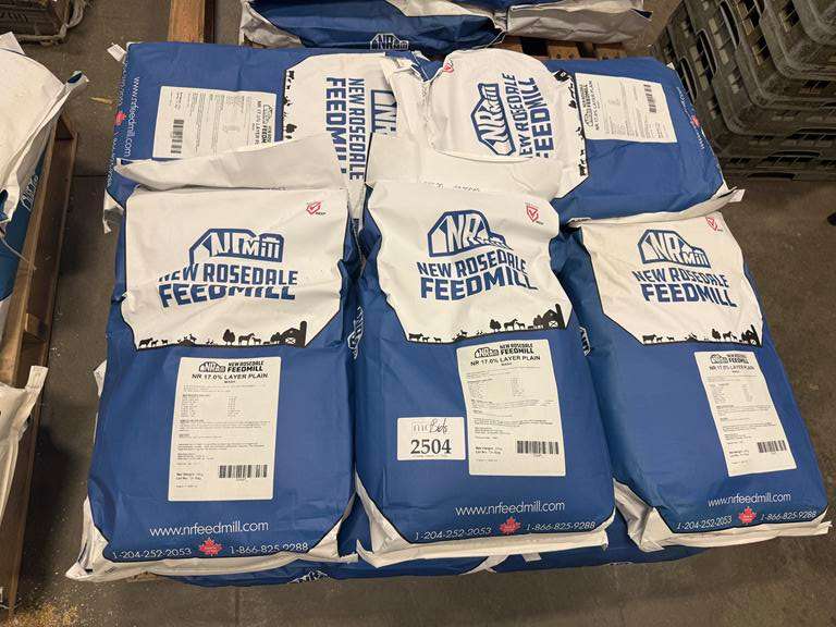 Bag of NR 17% Lay Plain Mash - Must Take 10 Times the Bid Price