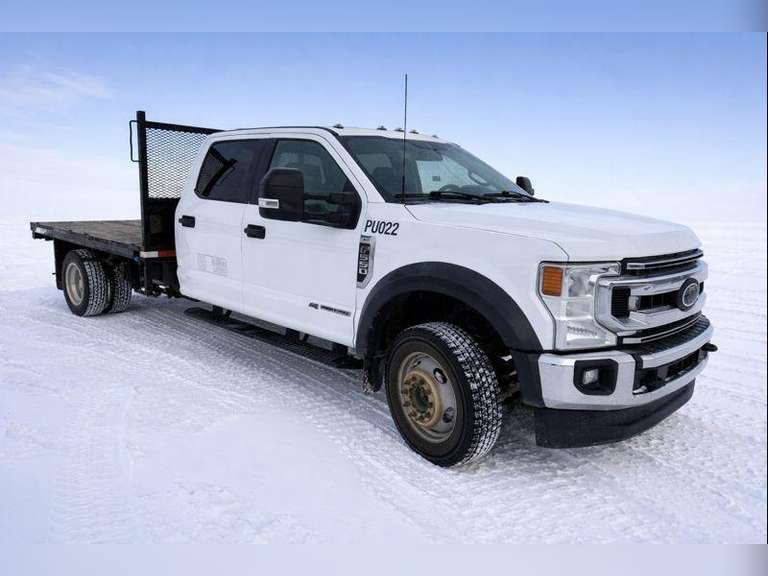 2021 Ford F550 XLT Dual Flat Deck Truck