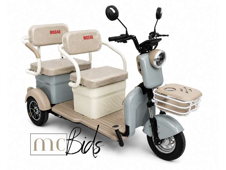 Unused Electric 3 Wheel Mini Golf Cart Model MGC40-Green