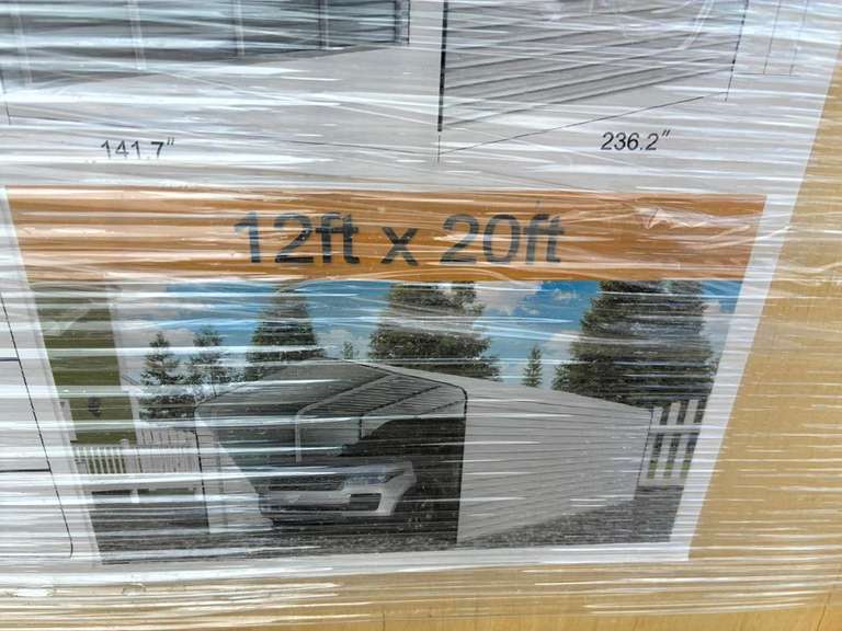 Unused Sclanch 12'x20' Car Port Model SDLC1220