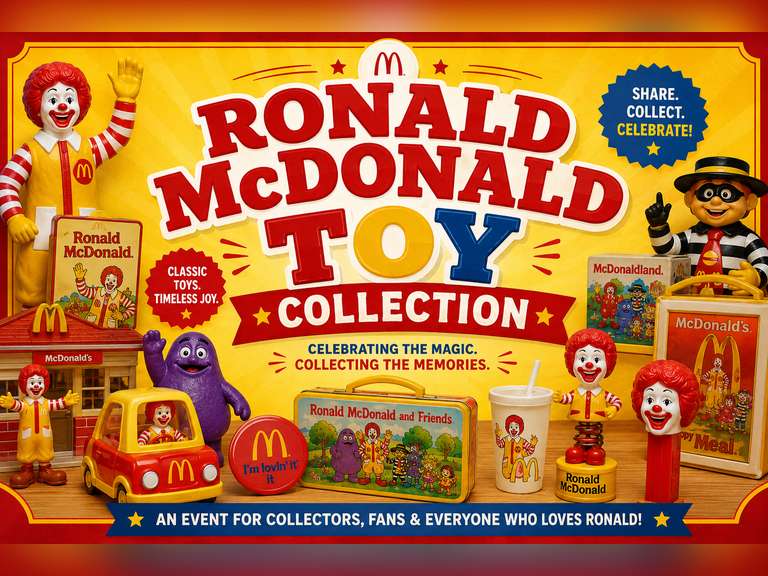 July 23ʳᵈ Regina Ronald McDonald Collectible Toys Auction