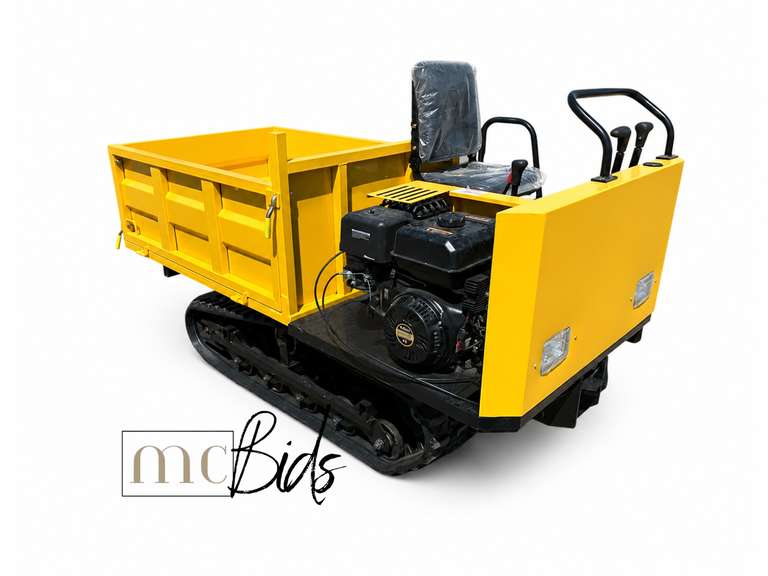 Unused Yellow Ride-On Gas Crawler Dumper Model CD25