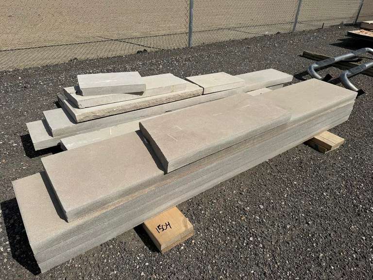 Lot of Stone Blocks 1' Wide (Various Lengths)