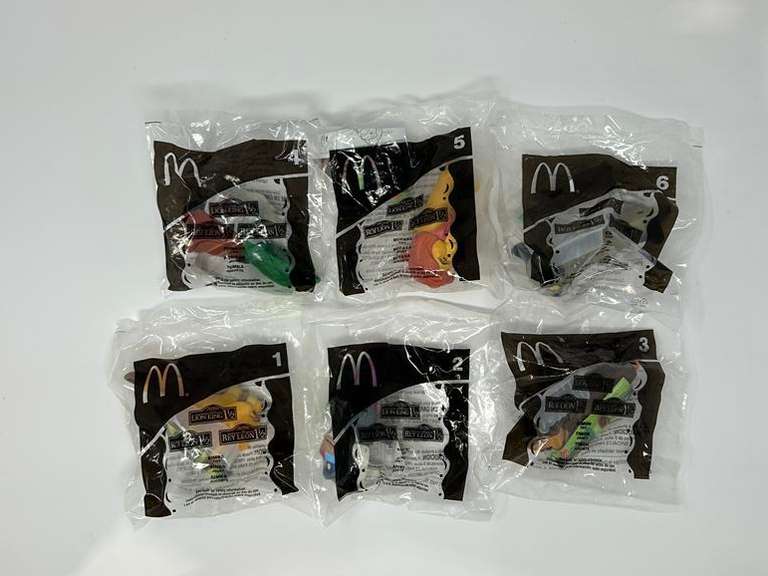 Set of (6) Lion King 1 1/2 Happy Meal Toys