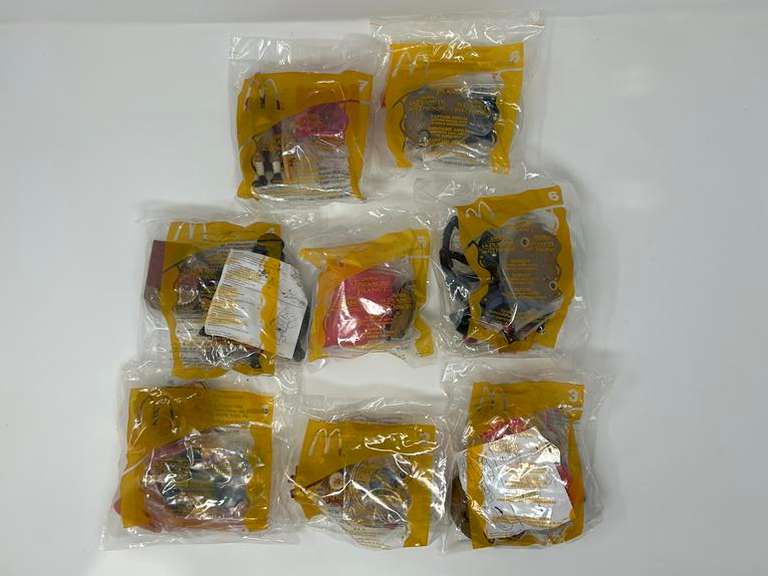 Set of (8) Treasure Planet Happy Meal Toys