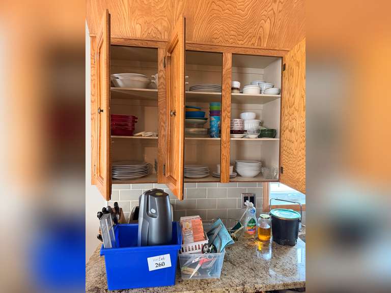 Contents of Cupboards & Countertop