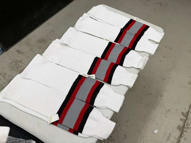 (6) Pairs of 32" Hockey Socks