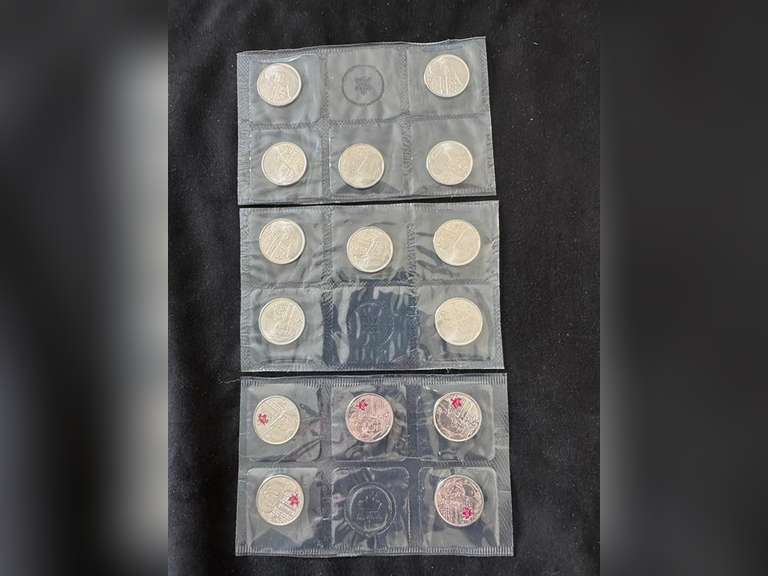 (3) 2012 Cdn $.25 Coin Sets (1 Coloured)